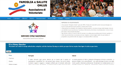 Desktop Screenshot of famigliaesalute.it