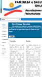 Mobile Screenshot of famigliaesalute.it
